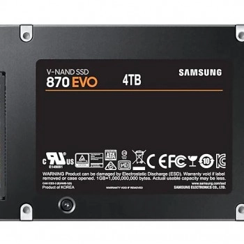 Samsung 870 EVO 2.5" SATA 4TB 固態硬碟, MZ-77E4T0BW
